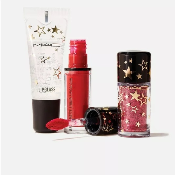 🐰MAC Cosmetics Holiday Shining Moment Kit Set Red - Picture 5 of 5